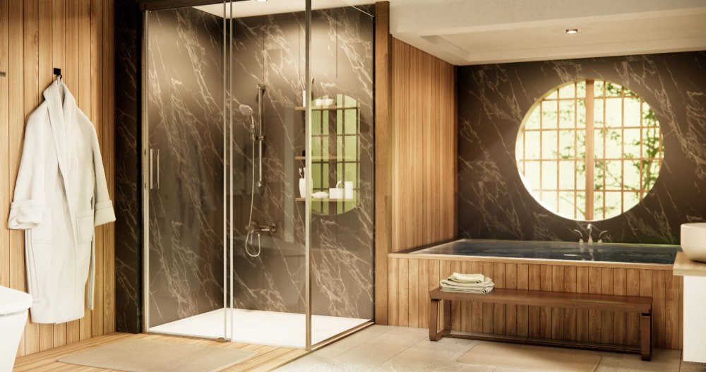 walk-in shower remodeling